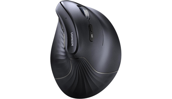 Мишка UGREEN 2.4GHz MU008, бездротова, 4000dpi., 4кн.,Silence Design, Чорна - 631958