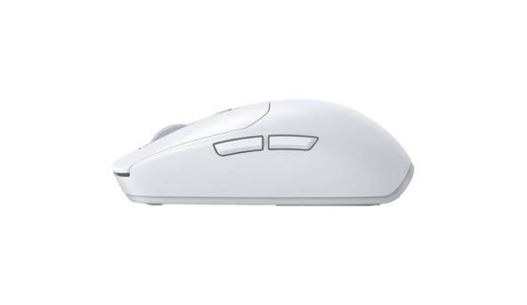 Мишка ігрова UGREEN 2.4GHz MU103, бездротова + Bluetooth, 5000dpi., 6кн., Біла - 631966