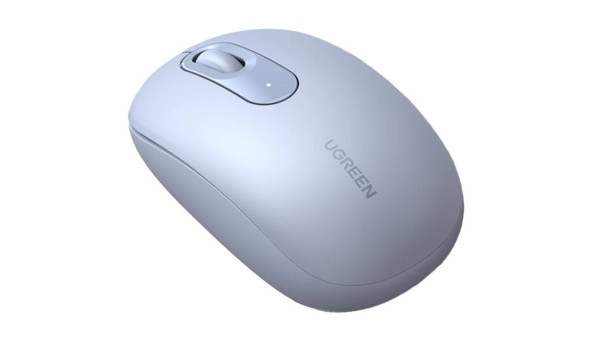 Мишка UGREEN 2.4GHz MU105, бездротова, 2400dpi., 3кн., Світло-синя