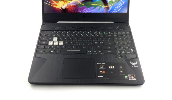 Ігровий ноутбук Asus TUF FX505D AMD Ryzen 5 3550H 12 RAM 512 GeForce GTX 1050 [IPS 15.6" FullHD] - Б/В - 631984
