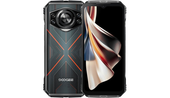 Смартфон Doogee S cyber 6.58" FHD+ /8GB/256GB/ T606 / 10800mAh / 50+16Мп NFC/IP68/IP69K Black
