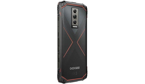Смартфон Doogee Blade10 Pro 6.56" HD+ /6GB/256GB/ T606 / 5150mAh / 50+8Мп / NFC/IP68/IP69K Black/Red - 632003