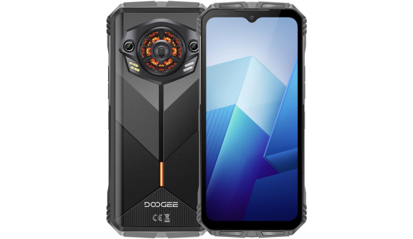 Смартфон Doogee S punk 6.58" FHD+ /6GB/256GB/ T606 / 10800mAh / 50+16Мп NFC/IP68/IP69K Black