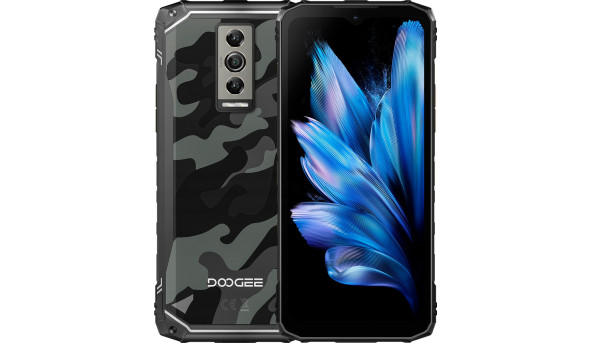 Смартфон Doogee Blade 10 6.56" HD+ /4GB/128GB/ T606 / 5150mAh / 16+8Мп / NFC/ IP68/IP69K Camouflage