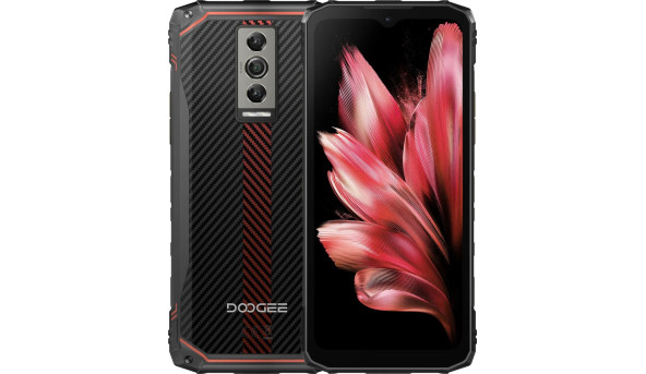 Смартфон Doogee Blade 10 6.56" HD+ /4GB/128GB/ T606 / 5150mAh / 16+8Мп / NFC/IP68/IP69K Kevlar Red