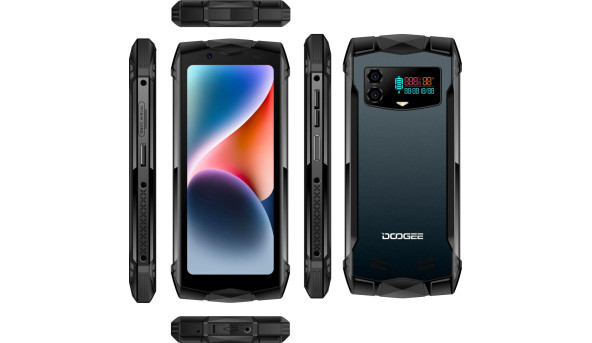 Смартфон Doogee Smini 4.5" qHD+ /8GB/256GB/ G99 / 3000mAh / 50+8Мп / NFC/IP68/IP69K Black - 632012