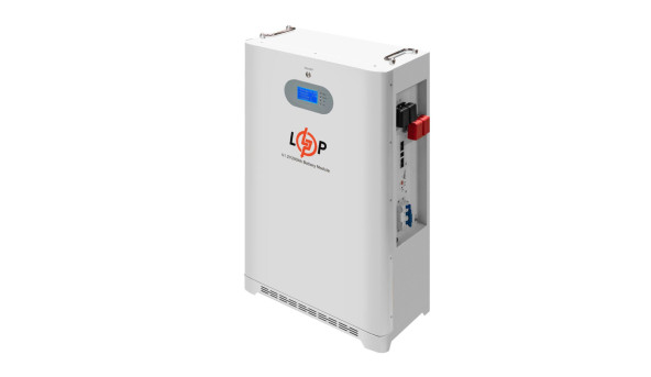 Аккумулятор LP LiFePO4 51,2V - 280 Ah (14336 Wh) (Smart BMS 200A) с LCD AB RS485/CAN - 632015