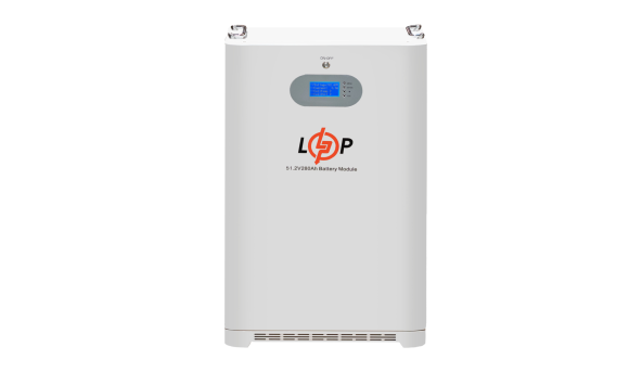 Аккумулятор LP LiFePO4 51,2V - 280 Ah (14336 Wh) (Smart BMS 200A) с LCD AB RS485/CAN - 632015