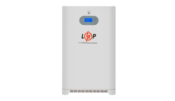 Аккумулятор LP LiFePO4 51,2V - 280 Ah (14336 Wh) (Smart BMS 200A) с LCD AB RS485/CAN - 632015