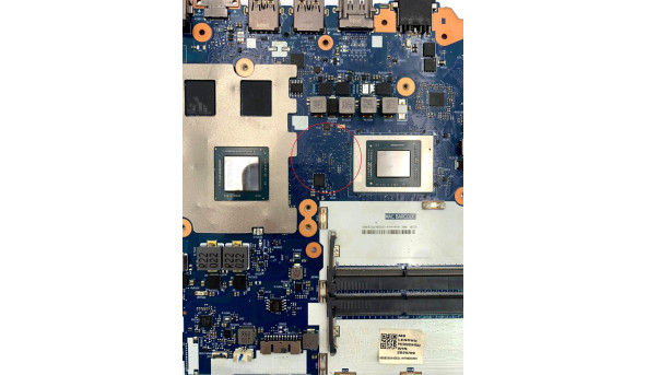 Материнская плата не робочая Lenovo Legion 5-15ARH05 AMD RYZEN 5 100-000000100 9JC4633R00795 видеокарта Nvidia N18P-G61-MP2-A1 (GeForce GTX 1650) Б/У - 632132