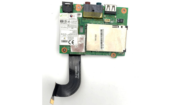 Плата  USB и Audio для ноутбука Lenovo Thinkpad X201 X200  48.4CV03.011 60Y5408 Б/У