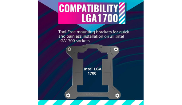 Вентилятор для процесора Cooler Master I70C LGA1700 - 632195