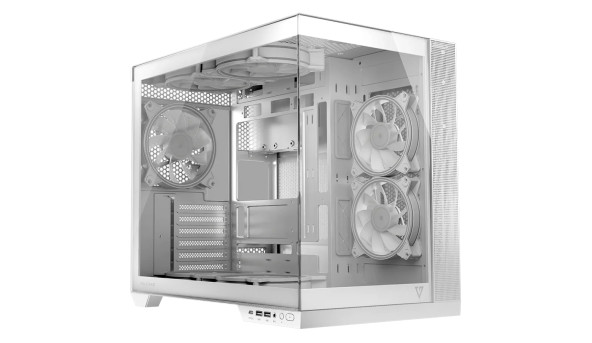 Корпус Modecom VOLCANO PANORAMA APEX ARGB 5F MIDI WHITE без БЖ ATX - 632245