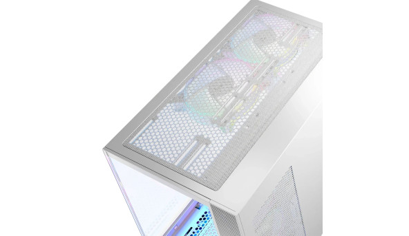 Корпус Modecom VOLCANO PANORAMA APEX ARGB 5F MIDI WHITE без БЖ ATX - 632245