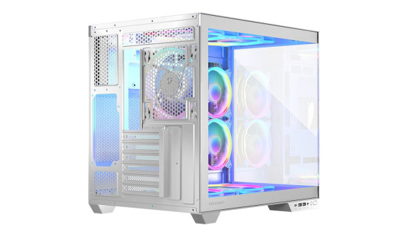 Корпус Modecom VOLCANO PANORAMA APEX ARGB 5F MIDI WHITE без БЖ ATX - 632245