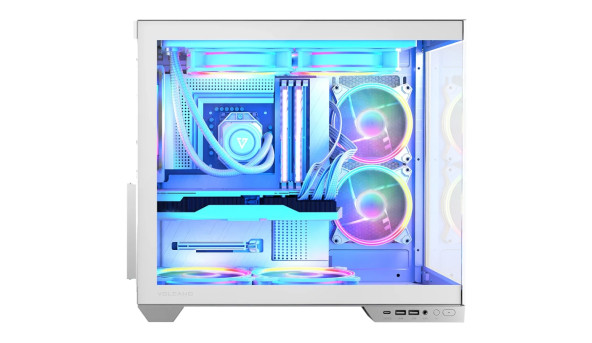 Корпус Modecom VOLCANO PANORAMA APEX ARGB 5F MIDI WHITE без БЖ ATX - 632245