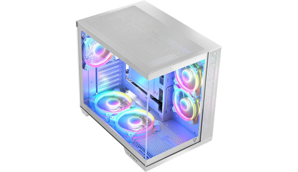 Корпус Modecom VOLCANO PANORAMA APEX ARGB 5F MIDI WHITE без БЖ ATX - 632245
