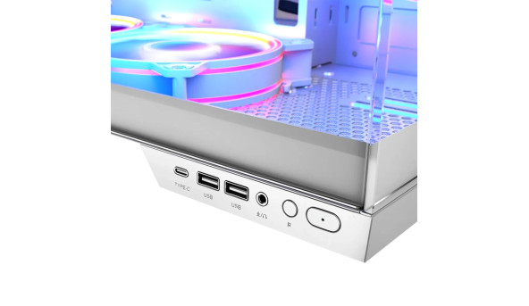 Корпус Modecom VOLCANO PANORAMA APEX ARGB 5F MIDI WHITE без БЖ ATX - 632245