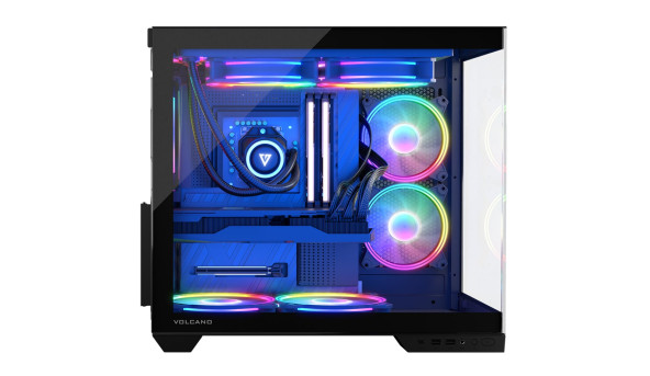 Корпус Modecom VOLCANO PANORAMA APEX ARGB 5F MIDI GREY без БЖ ATX - 632247