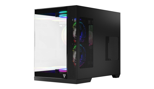 Корпус Modecom VOLCANO PANORAMA APEX ARGB 5F MIDI GREY без БЖ ATX - 632247