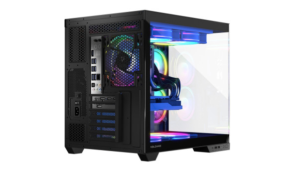 Корпус Modecom VOLCANO PANORAMA APEX ARGB 5F MIDI GREY без БЖ ATX - 632247