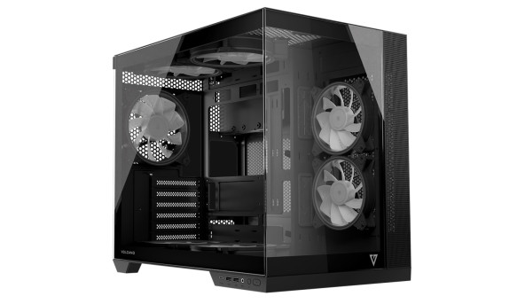 Корпус Modecom VOLCANO PANORAMA APEX ARGB 5F MIDI GREY без БЖ ATX - 632247