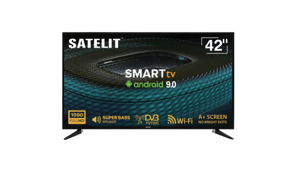 TV 42 Satelit 42F8001ST Full HD/Smart/T2/Android/HDMI/USB/Wi-Fi/Black