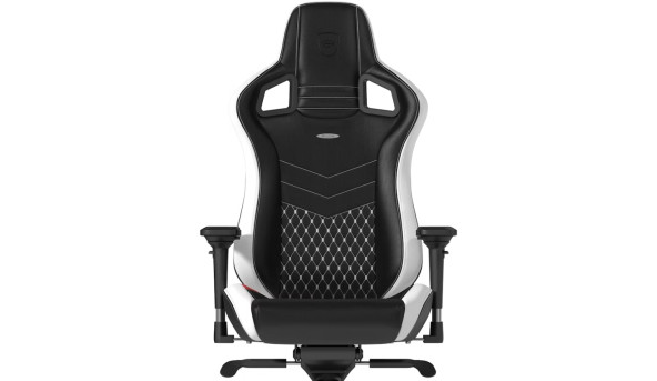 Крісло ігрове Noblechairs EPIC Real Leather Black-White-Red - 632334