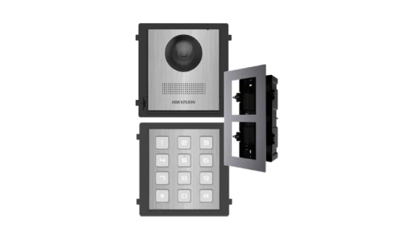Комплект модулей Hikvision DS-KD8003-IME1NS + DS-KD-ACF2/Plastic + DS-KD-KP/S