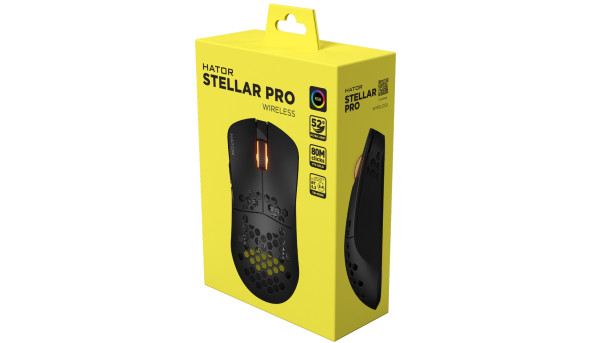 Мишка HATOR Stellar PRO Wireless Black - 632591