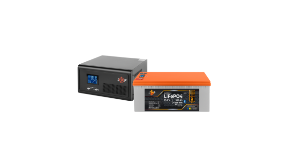 Комплект резервного живлення LP(LogicPower) ДБЖ + літієва (LiFePO4) батарея (UPS В2300 + АКБ LiFePO4 4096W) - 632711