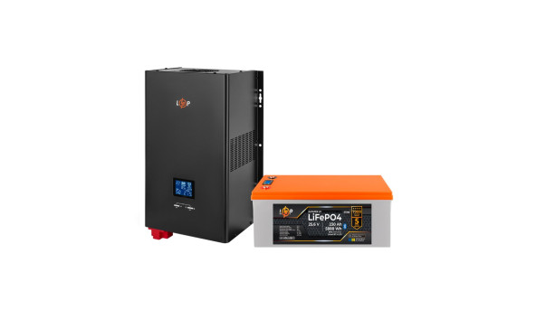 Комплект резервного живлення LP(LogicPower) ДБЖ + літієва (LiFePO4) батарея (UPS W3600 + АКБ LiFePO4 5888W)