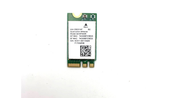 WI-FI модуль Lenovo! Qualcomm Atheros QCNFA435 Б/В - 632743