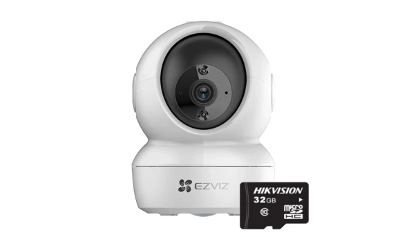 Комплект камера + карта памяти Ezviz H6c + Hikvision HS-TF-L2/32G