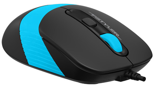 Мишка A4-Tech Fstyler FM10, 4 кн., 1600 dpi, чорно-блакитна - 633085