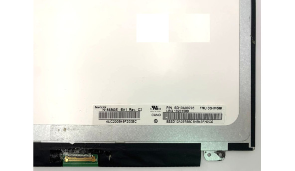 Матрица к ноутбуку Lenovo N156BGE-EA1 REV.C2 15.6" sd10a09795 LCD 1366x768 HD LED EFU 1366 x 768 30 Pins Б/У - 633425