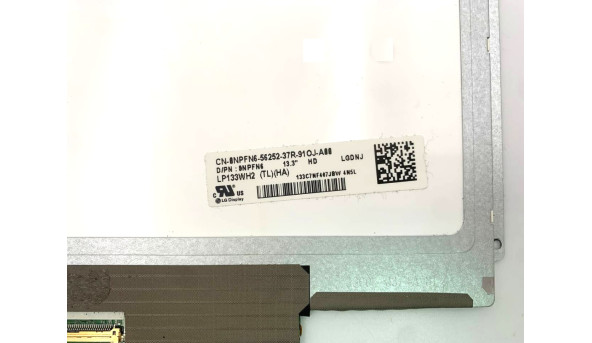Матриця для ноутбука Dell LP133WH2-TLHA 0NPFN6 LCD 13.3" HD 1366x768 Б/В - 633468