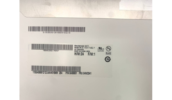Матриця для ноутбука Lenovo ThinkPad L520 1920*1080 Full HD 1080p/HDTV 16:9 15.6" LED Б/В - 633488