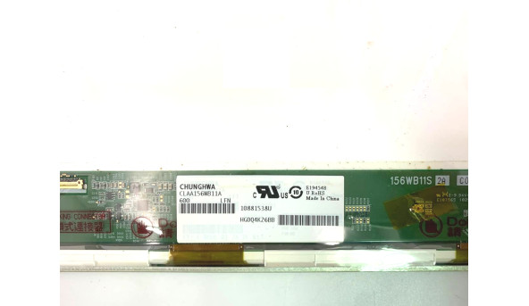 Матрица CLAA156WB11A CHUNGHWA 15.6" 1366*768 WXGA/HD Ready 16:9 LVDS 40 pin LED Б/У - 633495
