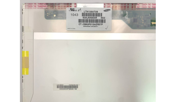 Матрица SAMSUNG 15.6 LTN156AT09 1366*768 40pin LED NORMAL 1366х768 Б/У - 633496