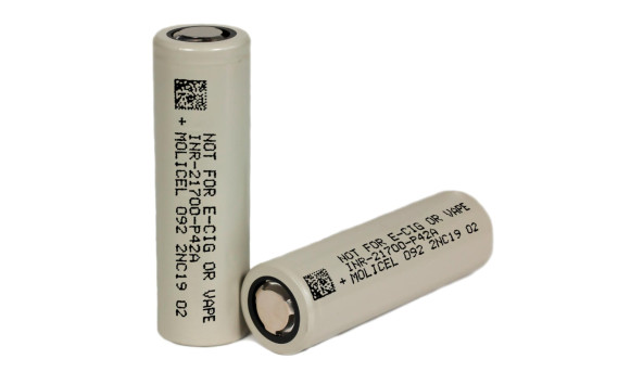 Аккумулятор Li-ion 4,2Ah 3.7V 21700 Molicel INR21700-P42A