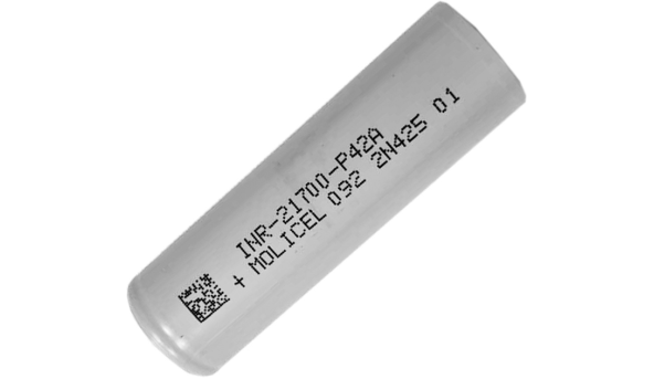 Аккумулятор Li-ion 4,2Ah 3.7V 21700 Molicel INR21700-P42A - 633511