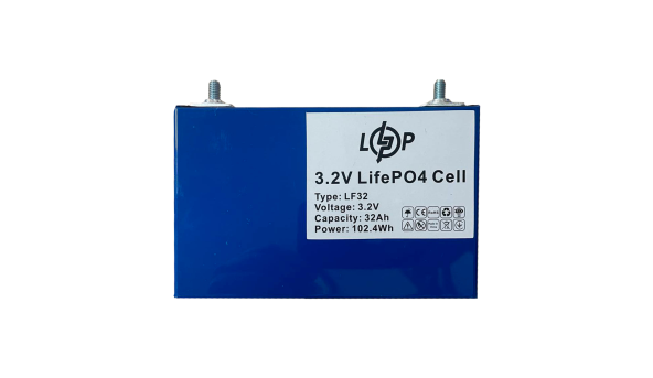 Акумулятор LiFePO4 32 Ah - 3.2V (EVE) - 633668