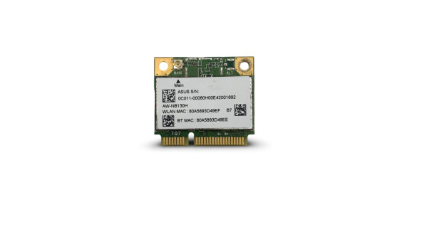 Адаптер wi-fi знятий з ноутбука Asus X751 X550M AW-NB130H  Б/В