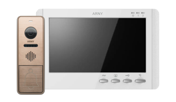 Комплект домофонный ARNY AVD-7942 (AVD-709MD + AVP-NG420 1Мп), White + Bronze