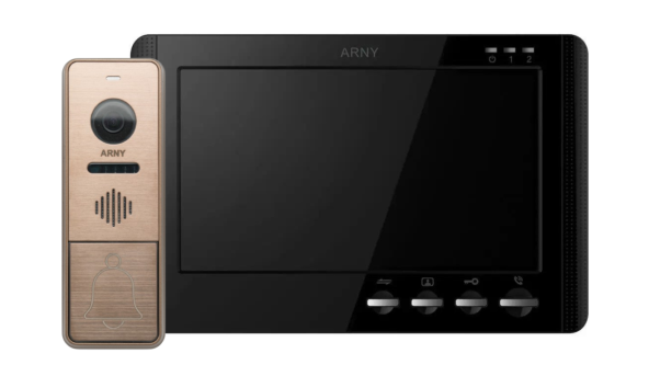 Комплект домофонный ARNY AVD-7942 (AVD-709MD + AVP-NG420 1Мп), Black + Bronze