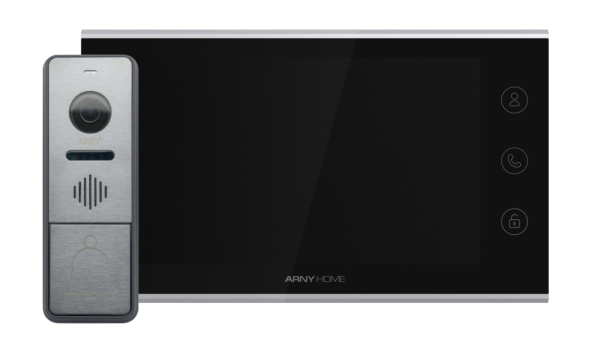 Комплект домофонный ARNY AVD-7342A Wi-Fі (AVD-731A 2Мп Wi-Fі + AVP-NG420 1Мп), Black + Graphite