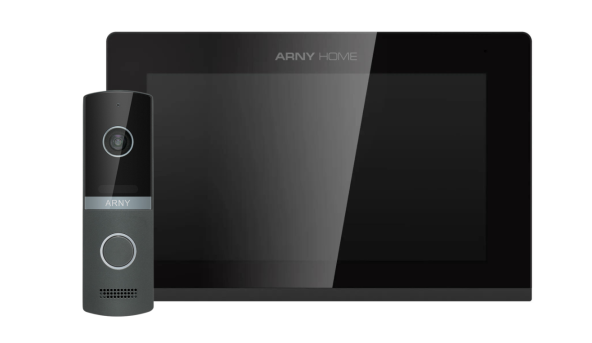 Комплект домофонный ARNY AVD-7423A Wi-Fi (AVD-742A 7" Wi-Fi IPS + AVP-NG230 2Мп), Black + Graphite