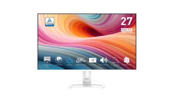 MSI 27" PRO MP275W E2 FHD 1ms 120Hz 178/178 VGA/HDMI/DP/Mic/HP/колонки 2*3W