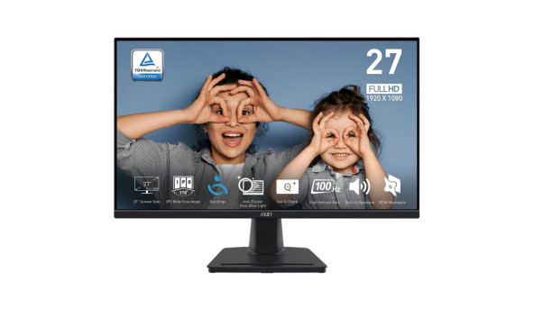 MSI 27" PRO MP275 FHD 1ms 120Hz 178/17 8 VGA/HDMI/DP/Mic/HP/колонки 2*3W